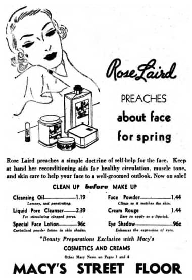 1933 Rose Laird at Macys