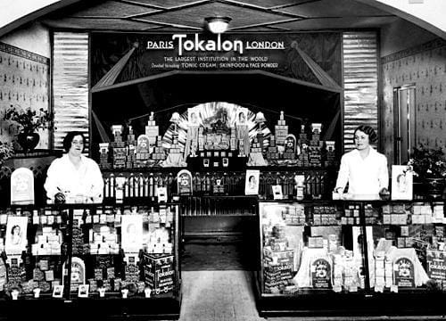 Tokalon product display at a trade show in Vancouver