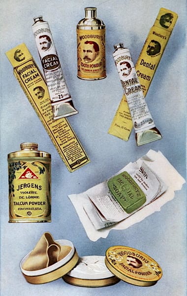 1911 Woodbury toiletries