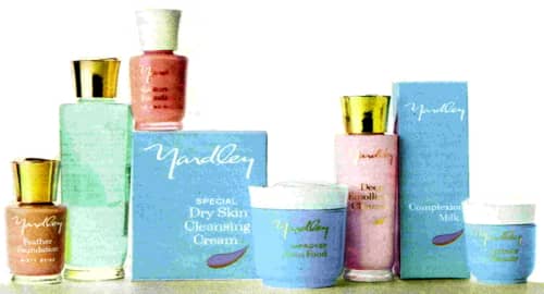 1964 Yardley skin-care lines