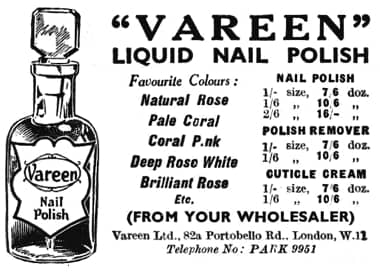 1933 Vareen Liquid Nail Polish