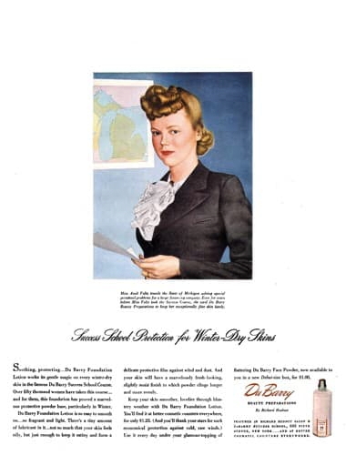 1943 Du Barry Foundation Lotion