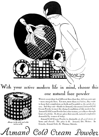 1928 Armand Cold Cream Powder