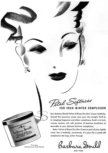 11942 Barbara Gould Velvet of Roses Dry Skin Cream